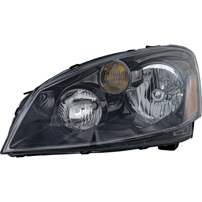 Headlight Assembly for 2005-2006 Nissan Altima, Left (Driver), Halogen, fits S/SE/SL Models, Replacement