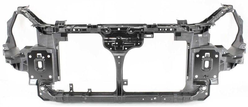 Radiator Support for Nissan Maxima 2004-2006, Black Plastic with Steel, Replacement