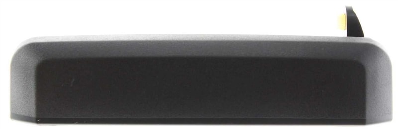 Front Exterior Door Handle for Nissan Pickup 1986-1997, Left (Driver), Textured Black, Plastic, Without Keyhole, Replacement