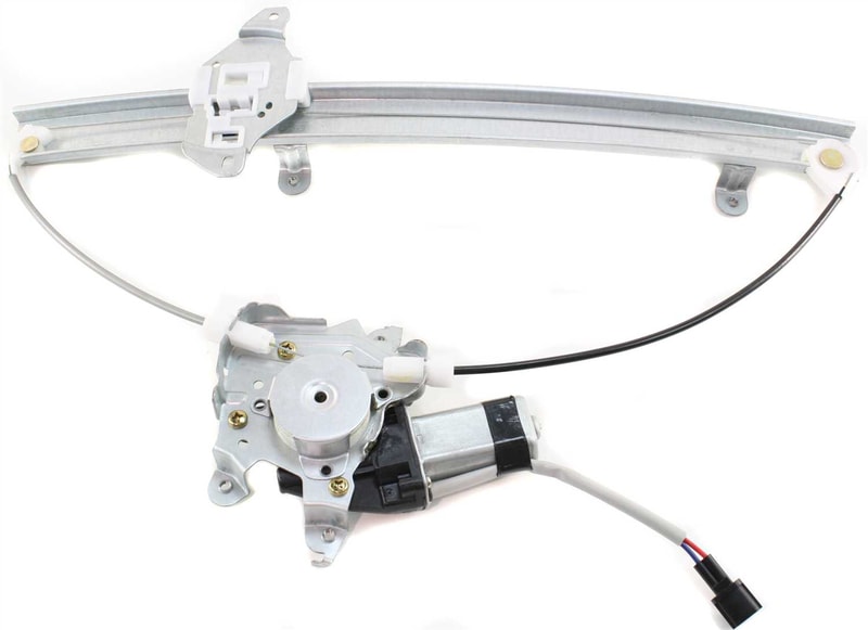 Front Window Regulator for Infiniti I30 (2000-2001) / I35 (2002-2004), Right (Passenger) Side, Power, with Motor, 6 Pins, Replacement