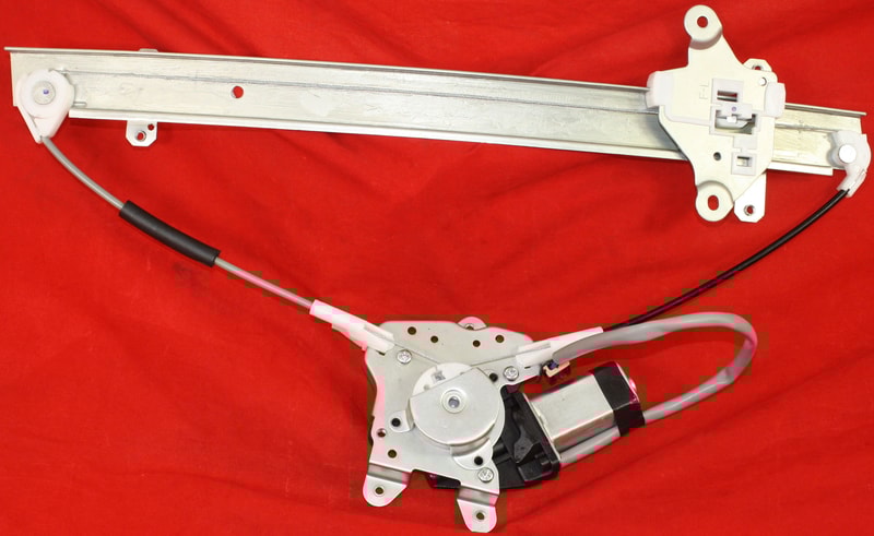 Front Window Regulator with Motor for Nissan Maxima 1989-1994, Left (Driver), Power, Replacement