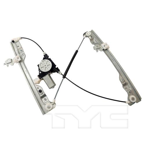 Front Door Glass Regulator with Motor for 2011-2012 Nissan Altima, Passenger Side, Power Window, One Touch,  80770ZX61B-PFM, Replacement