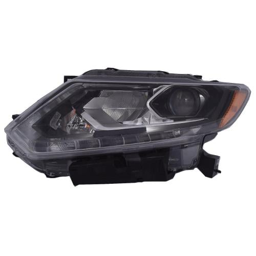 2016 - 2016 Nissan Rogue Headlight Assembly - Left (Driver) (CAPA Certified)