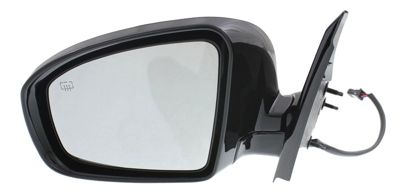 Power Mirror for Nissan Pathfinder 2013-2016 Left (Driver), Manual Folding, Heated, Paintable, without Around View Monitor, fits S/SL Hybrid/SV Models, Replacement