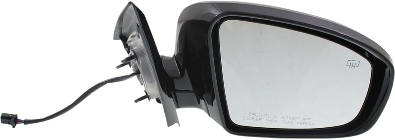 Power Mirror for Nissan Pathfinder 2013-2016, Right (Passenger), Manual Folding, Heated, Paintable, w/o Around View Monitor, Suitable for S/SL Hybrid/SV Models, Replacement