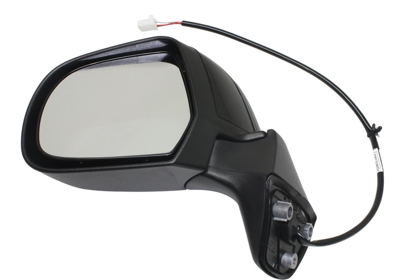 Power Mirror for Nissan Versa Note 2014-2019, Left (Driver), Manual Folding, Non-Heated, Paintable, without Side View Camera, Excludes SR Model, Replacement