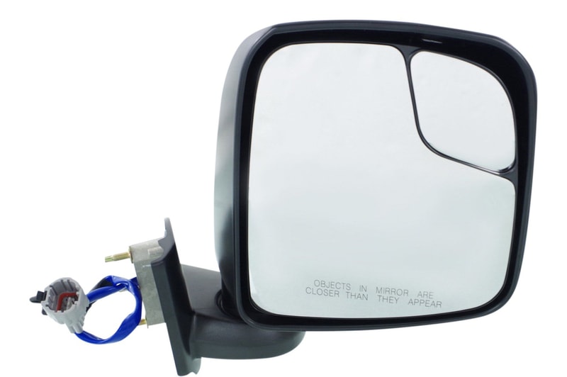 Power Mirror for Nissan NV200 2013-2021, Right (Passenger), Non-Towing, Manual Folding, Heated, Textured, without Appearance Package, SV Model, Replacement