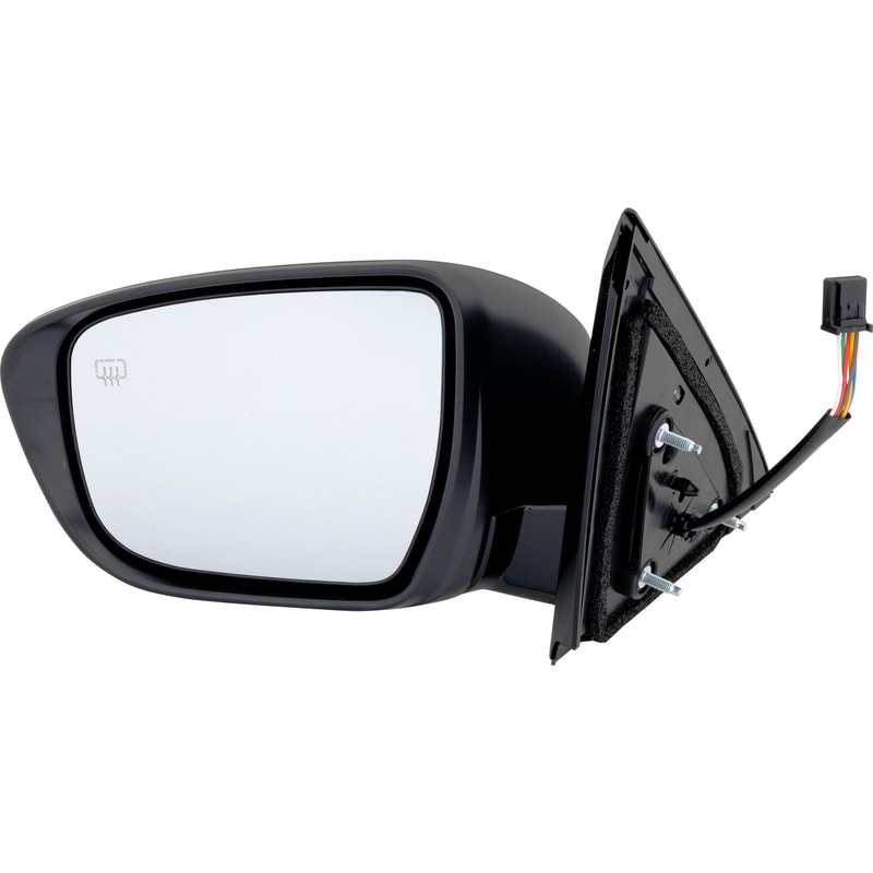Power Mirror for Nissan Pathfinder 2018-2020, Left (Driver), Manual Folding, Heated, Paintable, with Signal Light, without Around View Monitor and Memory, S/SV Model, Replacement