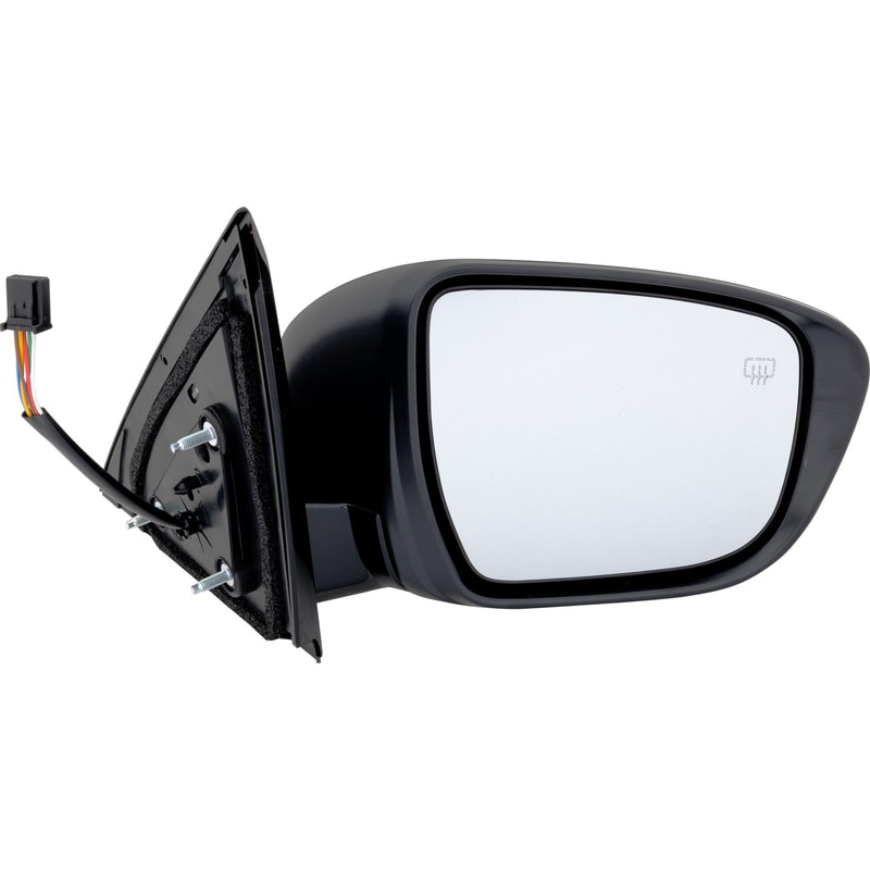 Power Mirror for Nissan Pathfinder 2018-2020, Right (Passenger) Side, Manual Folding, Heated, Paintable, with Signal Light, without Around View Monitor and Memory, S/SV Model Replacement