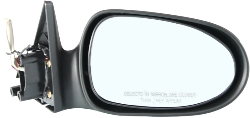 Power Mirror for Nissan Sentra 1995-1999, Right (Passenger) Side, Non-Folding, Non-Heated, Paintable, Built in Mexico, Replacement
