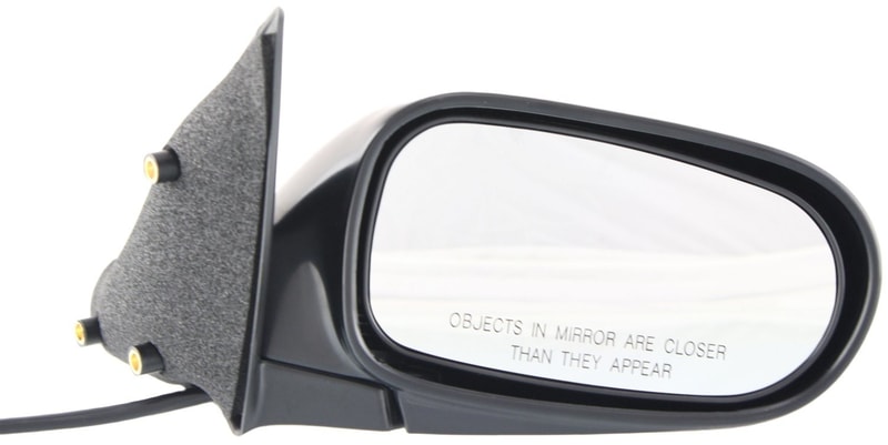 Power Mirror for 1993-1997 Nissan Altima, Right (Passenger) Side, Manual Folding, Non-Heated, Paintable, without Auto Dimming, Blind Spot Detection, Memory, and Signal Light, Replacement