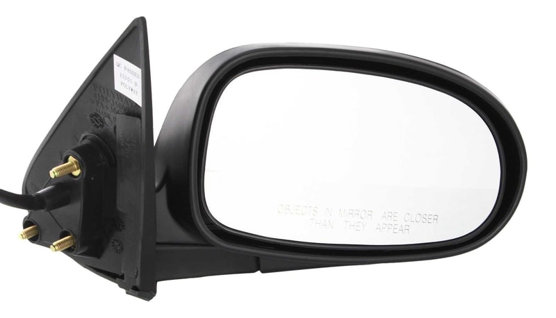 Power Mirror for Nissan Maxima 2000-2003, Right (Passenger) Side, Manual Folding, Heated, Paintable, Replacement