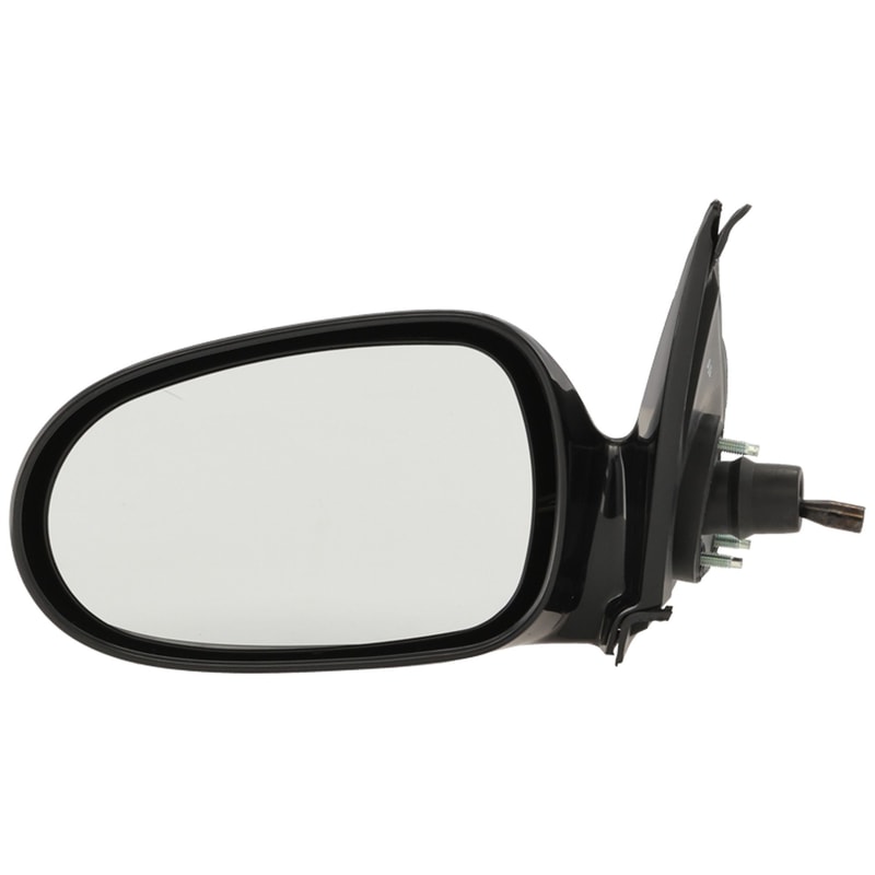 Manual Remote Mirror for Nissan Sentra 2000-2006, Left (Driver), Non-Folding, Non-Heated, Paintable, Replacement