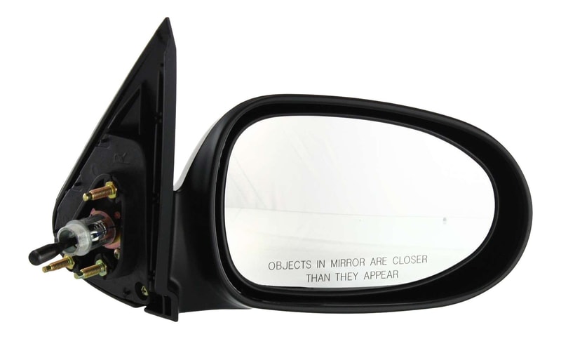 Manual Remote Mirror for Nissan Sentra, 2000-2006, Right (Passenger), Non-Folding, Non-Heated, Paintable, Replacement