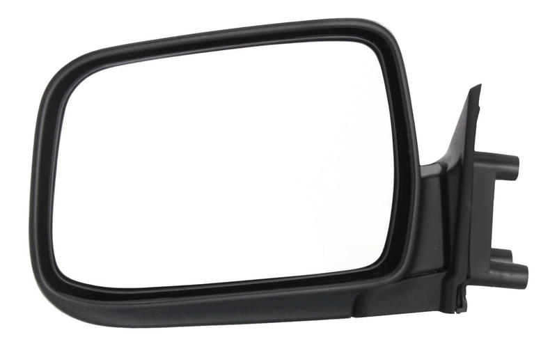 Manual Adjust Mirror for Nissan Frontier 1998-2004, Left (Driver) Side, Manual Folding, Non-Heated, Paintable, Replacement