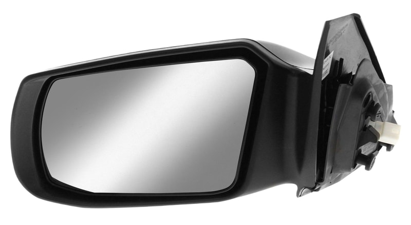 Power Mirror for Nissan Altima 2008-2013, Left (Driver), Manual Folding, Non-Heated, Paintable, without Auto Dimming, Blind Spot Detection, Memory, and Signal Light, Replacement