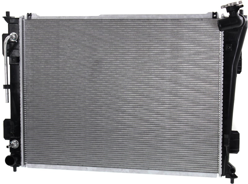 Radiator for Hyundai Sonata 2011-2014/Kia Optima 2011-2015, Auto Transmission, Aluminum Core, 4/6 Cylinder 2.4L/3.3L Engines, 1-Row Core, Replacement