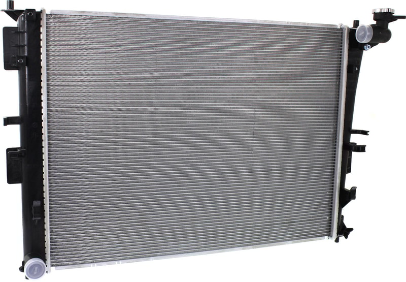 Aluminum Core Radiator for Hyundai Optima/Sonata 2011-2014, 1-Row Core, Designed for 4 Cylinder 2.4L Engine, Suitable for Hybrid Models, Replacement