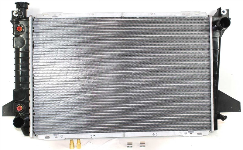 Radiator for Ford F-150 (1985-1996), 8-Cylinder Engine, 1-Row Core, Suited for Auto/Manual Transmission, Standard Duty Cooling, Replacement