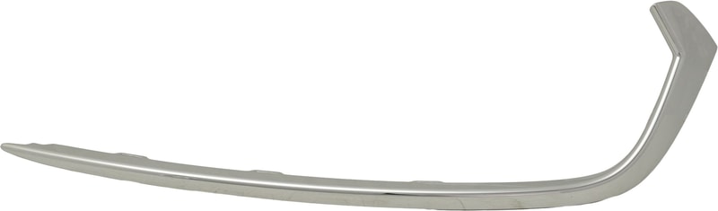 Front Bumper Grille Molding for Acura TLX 2018-2020, Right (Passenger), Painted Silver, Replacement