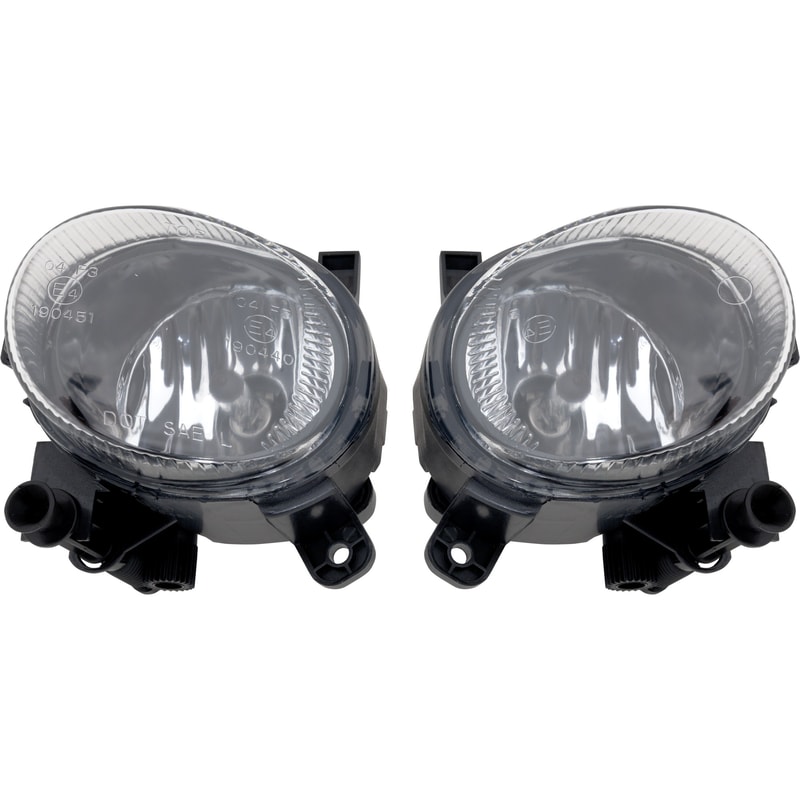 Fog Light Assembly for Audi A4 Quattro 2009, A5/S5 2008-2012, Halogen, Clear Lens, Right (Passenger) and Left (Driver), Replacement