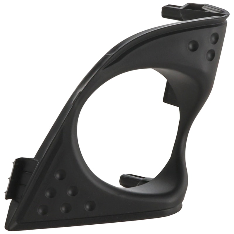 Fog Light Cover for Acura TSX 2009-2010 Sedan, Left (Driver), Textured Black, Replacement