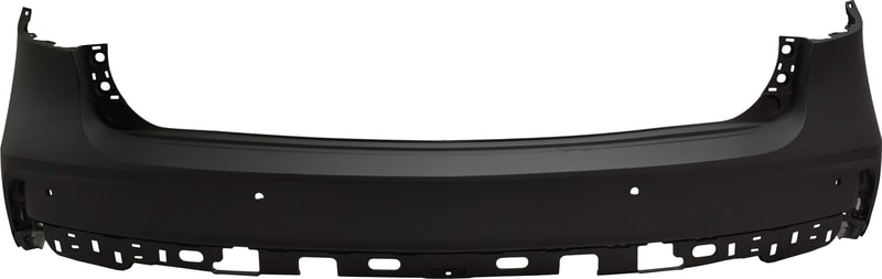 Rear Bumper Cover for Acura MDX 2019-2020 Upper, Primed (Ready to Paint), with Parking Aid Sensor Holes, Replacement