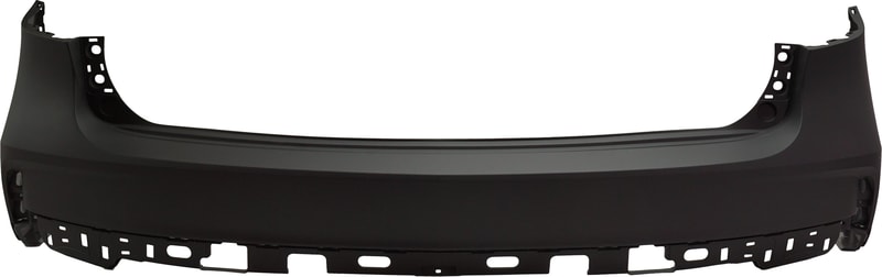 Rear Bumper Cover for Acura MDX 2019-2020, Upper Position, Primed (Ready to Paint), Without Parking Aid Sensor Holes, Replacement