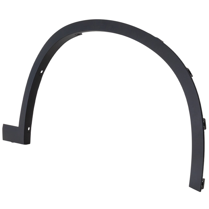 Front Wheel Opening Molding for BMW X1 2016-2022, Right (Passenger), Textured Black, Without M Package, Replacement