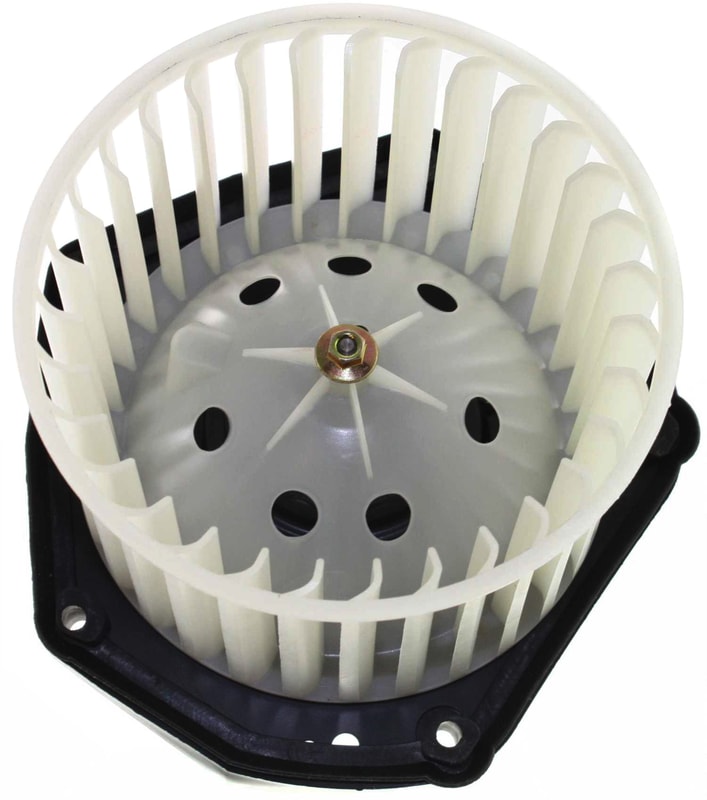 Blower Motor for Chevrolet C/K Pick Up 1997-1998, Tahoe 1997-1999, Cadillac Escalade 1999-2000, Front, 1-Pin Plug, Replacement