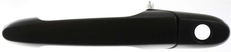 Front Exterior Door Handle for Chevrolet Impala (2006-2013), Buick LaCrosse (2005-2009), Left (Driver), Smooth Black, with Keyhole, Replacement