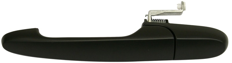 Rear Exterior Door Handle for Chevrolet Impala 2006-2013, Buick LaCrosse 2005-2009, Left (Driver), Smooth Black, Plastic, Replacement