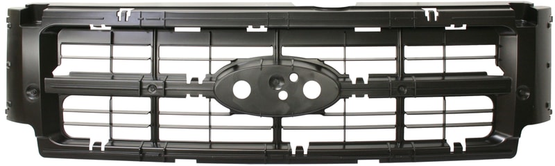 Header Panel for Ford Escape 2008-2012, Dark Gray Grille Reinforcement, Plastic Material, Replacement (CAPA Certified)