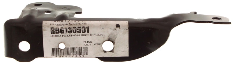 Hood Hinge for Chevrolet Silverado/GMC Sierra 1500 (2007-2013), 2500 HD/3500 HD (2007-2014), Right (Passenger) Side, Excludes 2007 Classic, Replacement