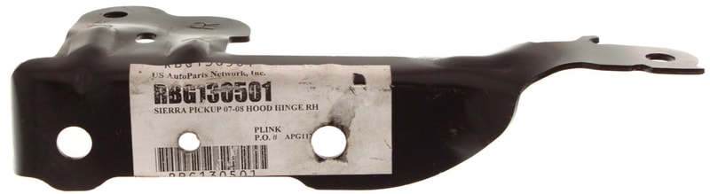Hood Hinge for Chevrolet Silverado/GMC Sierra 1500 (2007-2013), 2500 HD/3500 HD (2007-2014), Right (Passenger) Side, Excludes 2007 Classic, Replacement