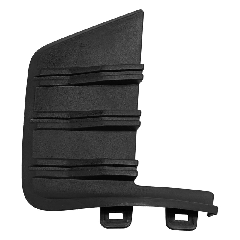 Front Bumper Molding for Chevrolet Silverado 1500 (2019-2021), Silverado 1500 LTD (2022-2022), Left (Driver) Side, Outer, Textured, Replacement