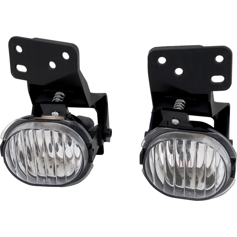 Fog Light Assembly for Chevrolet Malibu 1997-2003, Right (Passenger) and Left (Driver), Halogen, Clear Lens, Replacement
