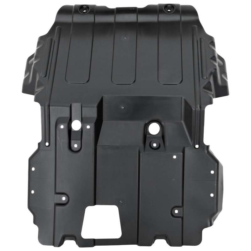 Engine Splash Shield for Silverado/Sierra 1500 (2014-2018), Front Frame Skid Plate, Compatible with Both 2WD (Two-Wheel Drive) and 4WD (Four-Wheel Drive), Replacement
