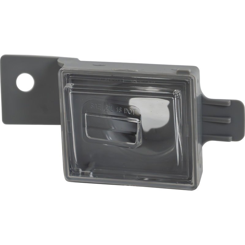 Rear License Plate Light with Lens and Housing for GMC Sierra 1500 (2014-2023), Chevrolet Silverado 1500 (2014-2023), Chevrolet Colorado (2015-2023), Right (Passenger), Replacement (CAPA Certified)