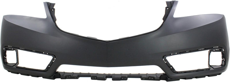 Front Bumper Cover for Acura MDX 2014-2016, Primed (Ready to Paint), without Parking Aid Sensor Holes and Adaptive Cruise Control, Replacement