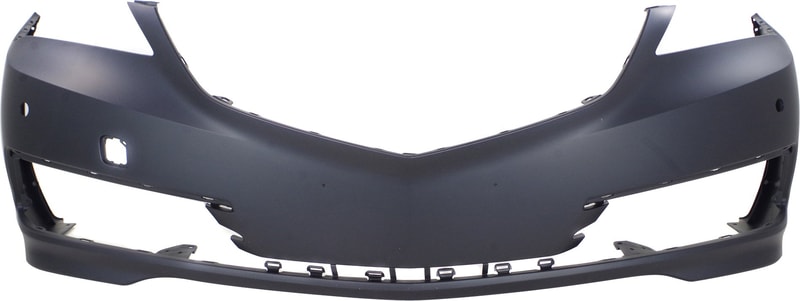 Front Bumper Cover for Acura TLX 2015-2017, Primed (Ready to Paint), without Headlight Washer Holes, with Parking Aid Sensor Holes, Replacement