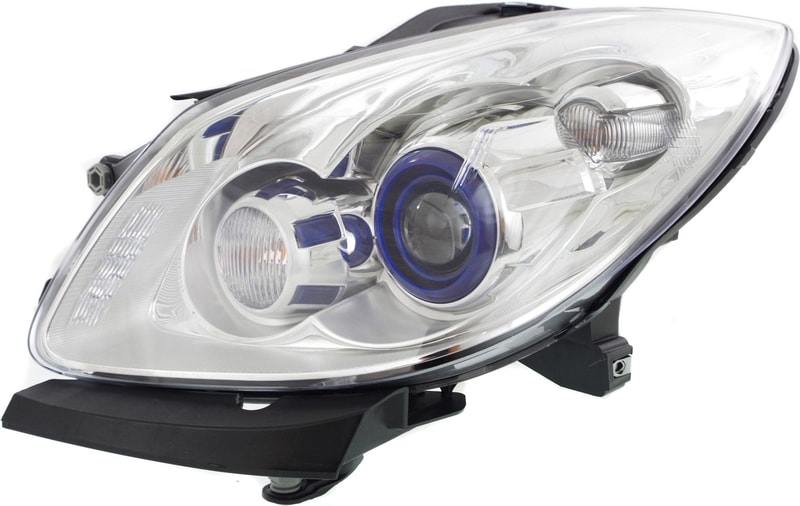 Headlight Assembly for Buick Enclave 2008-2012, Halogen, Left (Driver), without Adaptive Frontlighting System, Replacement