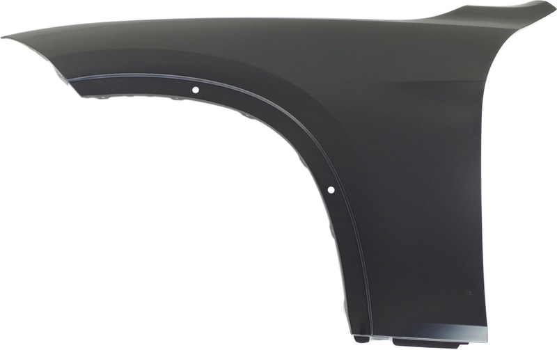 Front Fender for BMW X1 2013-2015, Left (Driver) Side, Primed (Ready to Paint), Steel, without Side Light Hole, Replacement
