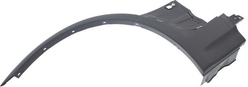 Front Wheel Opening Molding for BMW X3 2004-2006, Left (Driver) Side, Textured Black, Without Aero Kit Package, Replacement
