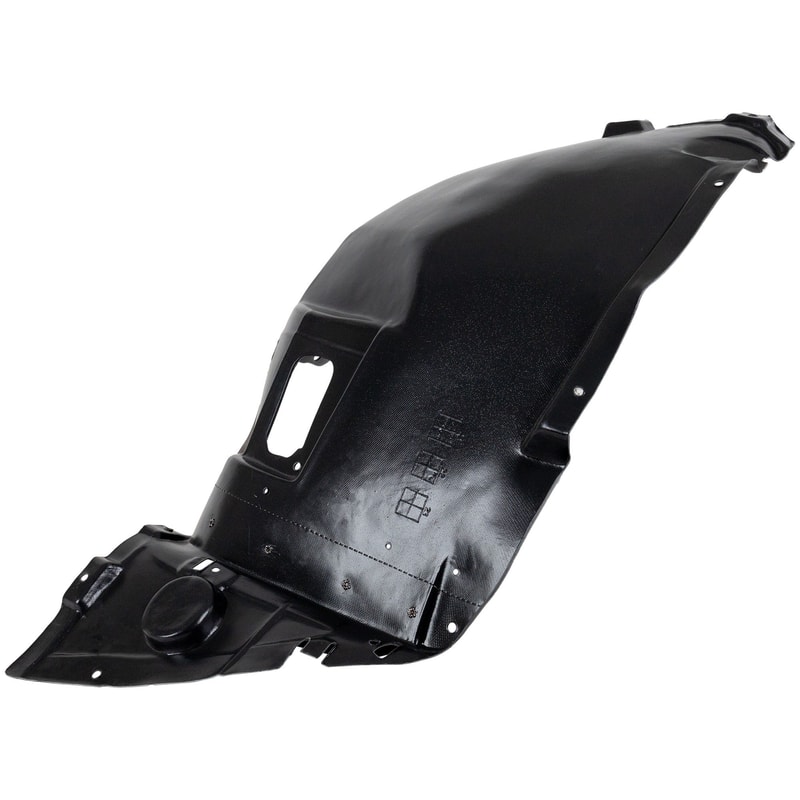 Front Fender Liner Left (Driver) for BMW 3-Series (2007-2013), Front Section, Convertible/Coupe, 3.0L Engine, without Turbo and M Package, Replacement Models: 328i, 328xi, 335i, 335is, 335xi.