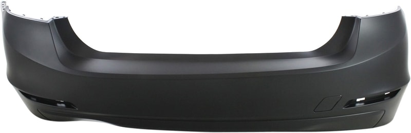 Rear Bumper Cover for BMW 328I 2012-2015, Primed (Ready to Paint), Standard Without M Sport Package, Without Park Distance Control Sensor and Molding Holes, Sedan, Replacement
