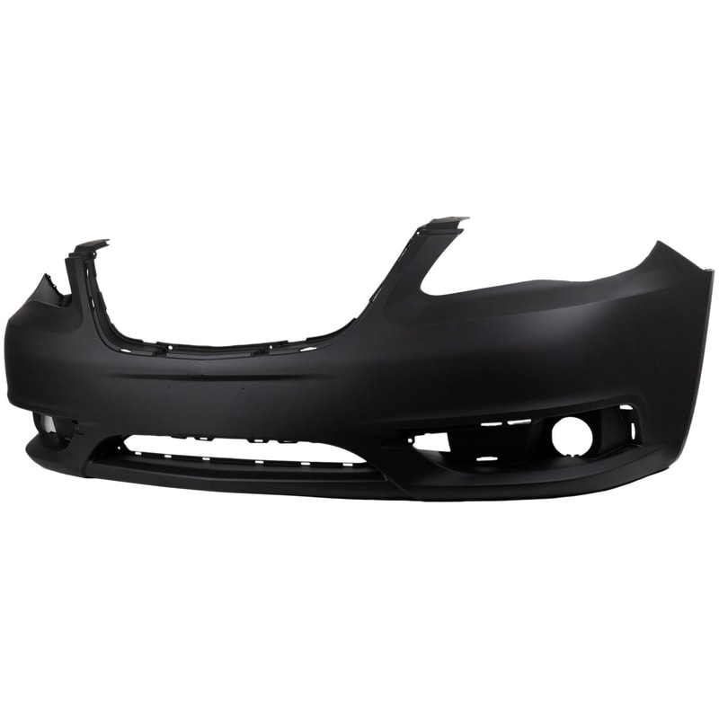 Front Bumper Cover for Chrysler 200 2011-2014, Convertible/Sedan, Primed (Ready to Paint), Replacement