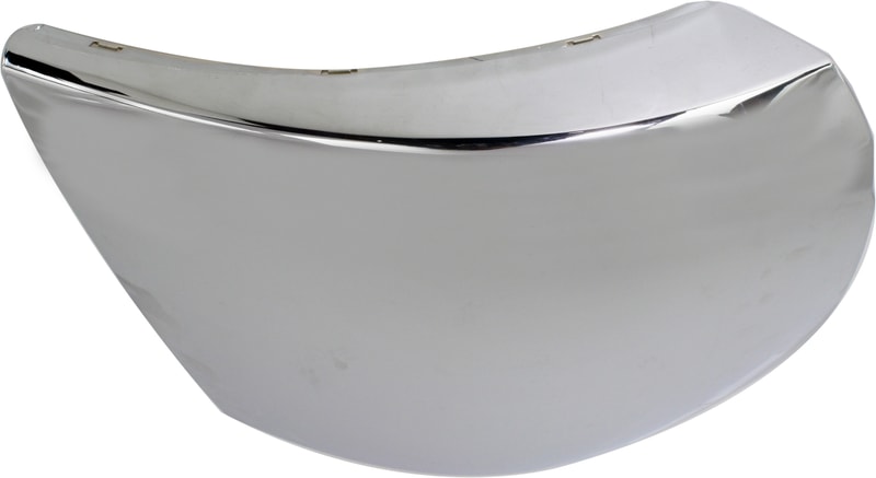 Front Bumper End for Chevrolet Silverado 2500 HD/3500 HD 2007-2012, Right (Passenger), Chrome, without Fog Light Hole, Excludes 2007 Classic, Replacement