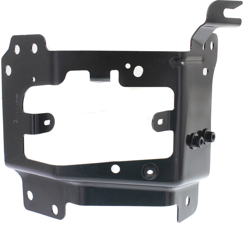 Front Bumper Outer Bracket for Chevrolet Silverado 1500, 2014-2015, Left (Driver) Side, with or without Impact Bar Skid Plate, Replacement