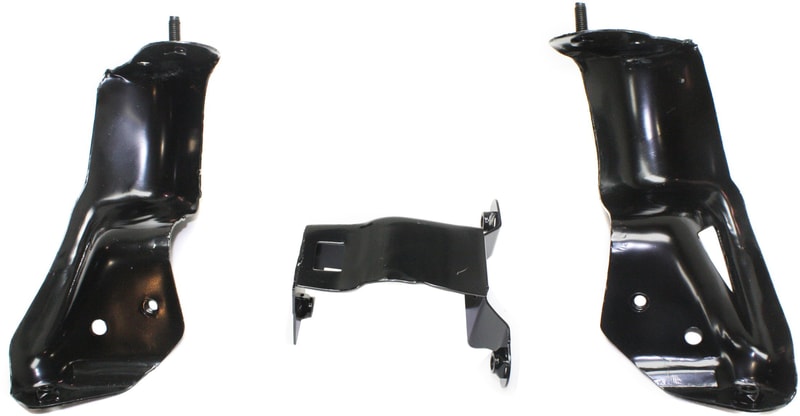 Front Bumper Bracket for Chevrolet Silverado (1999-2002)/Tahoe (2000-2006), 3-Piece Set Including Center and Outer Bumper Braces, Replacement